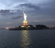 Statue with a Gray Sky