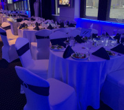 Blue and White Set-Up