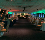 Green Lights in the Dining Room