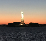 Statue at Sunset