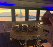Dessert and Statue