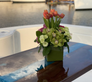 Flowers in High Maintenance during a Yacht Charter