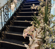 Stairs Decorated on Atlantis  NYC Dinner Cruise