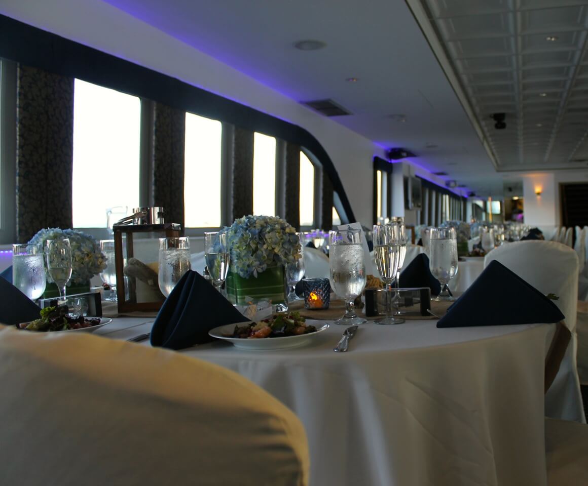 Luxury Yacht Charters NYC Table Settings